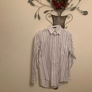 Classic White Striped Britches Georgetown Men's Shirt